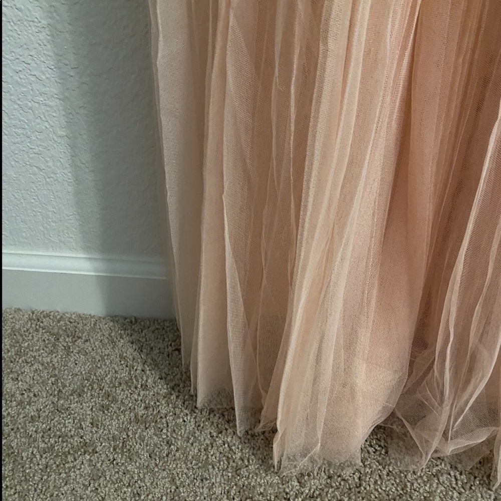 New Morning Lavender Scarlett Tulle Pleated Maxi Dress - Picture 6 of 6